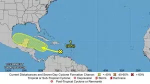 Onda Tropical amenaza con desarrollo ciclónico en Centroamérica y el Caribe