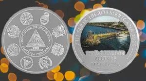 Nicaragua lanza nueva moneda conmemorativa de plata dedicada al Puerto Salvador Allende