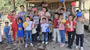 Radio Camoapa lleva la Navidad a comunidad rural